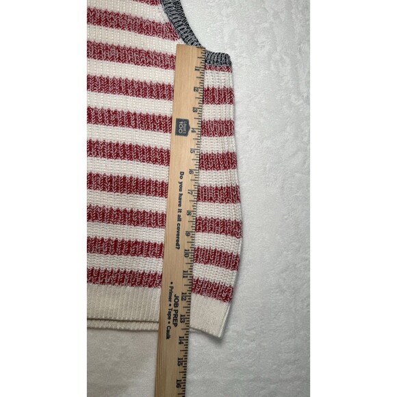 Lucky Brand American Flag Sweater Vest Women’s XL Patriotic Stars & Stripes - Picture 5 of 7
